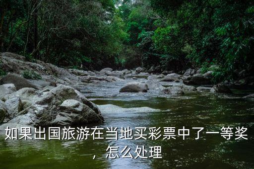 如果出國旅游在當地買彩票中了一等獎，怎么處理