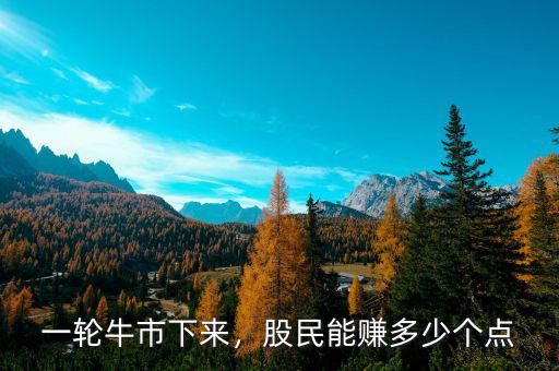 一輪牛市下來，股民能賺多少個點(diǎn)