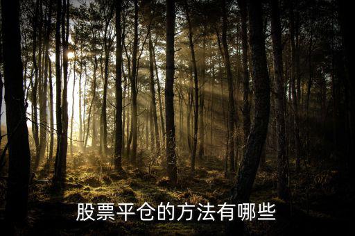 回落平倉(cāng)什么意思,股票平倉(cāng)的方法有哪些