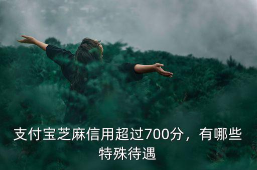 支付寶芝麻信用超過(guò)700分，有哪些特殊待遇