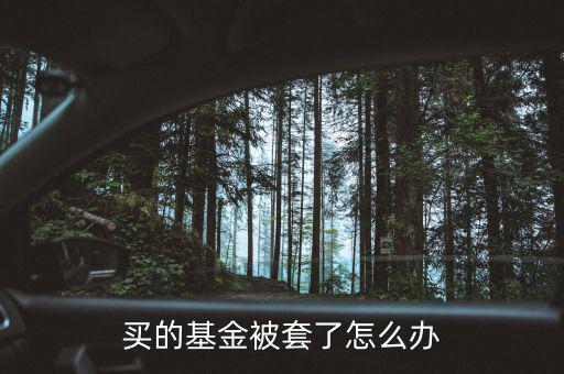 買(mǎi)的基金被套了怎么辦