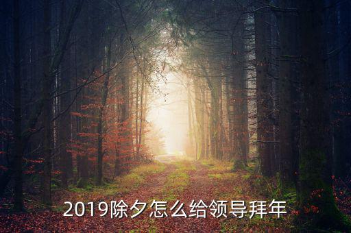 2019除夕怎么給領(lǐng)導(dǎo)拜年