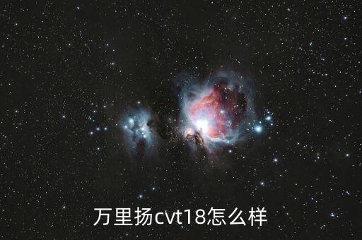 萬里揚(yáng)cvt18怎么樣