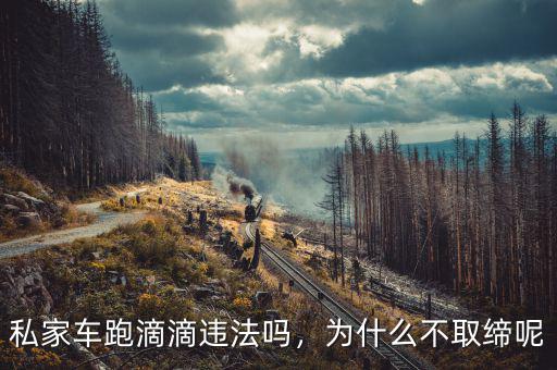 私家車跑滴滴違法嗎，為什么不取締呢