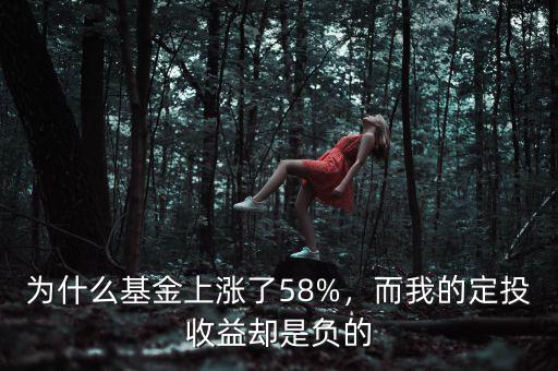 為什么基金上漲了58%，而我的定投收益卻是負的