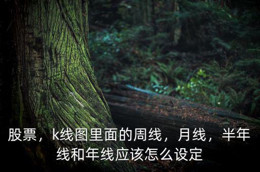 股票，k線圖里面的周線，月線，半年線和年線應(yīng)該怎么設(shè)定