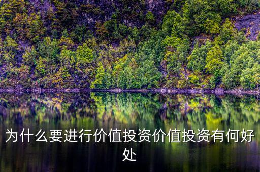 為什么要進(jìn)行價值投資價值投資有何好處