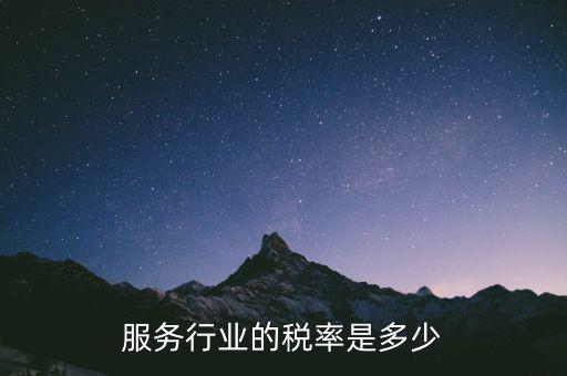 服務(wù)行業(yè)交什么稅，租賃服務(wù)業(yè)要交哪些稅