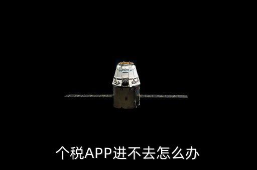 個稅APP進(jìn)不去怎么辦