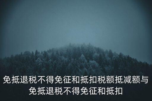 免抵退稅額抵減額是什么意思，當(dāng)期免抵退稅不得免征和抵扣稅額的抵減額是什么意思