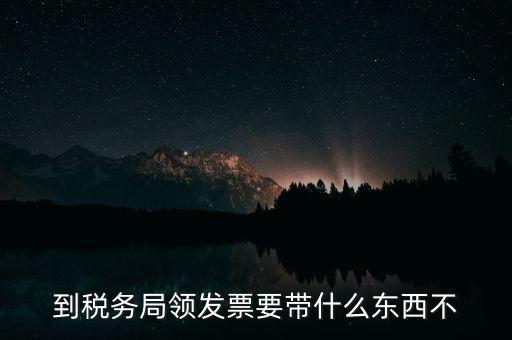 自助領(lǐng)發(fā)票需要什么資料，去稅務(wù)局領(lǐng)發(fā)票需要帶什么資料去