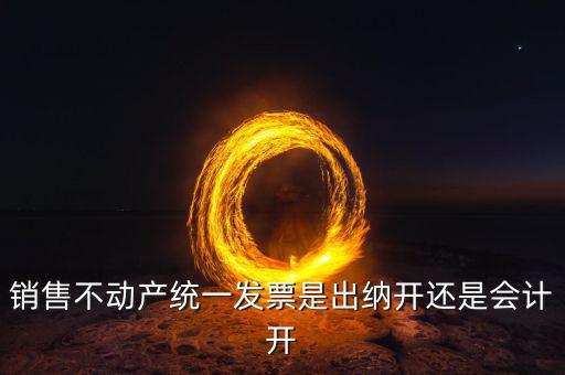 買不動產(chǎn)開什么票，銷售不動產(chǎn)統(tǒng)一發(fā)票是出納開還是會計開