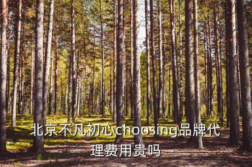 稅務(wù)的初心是什么意思，北京不凡初心choosing品牌代理費(fèi)用貴嗎