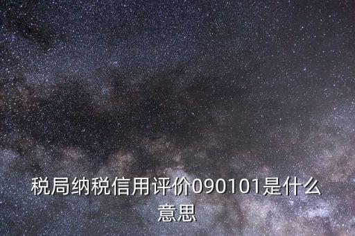 稅局101是什么意思，101是什么意思