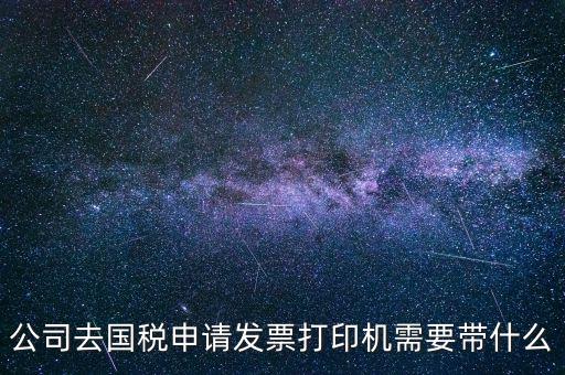 公司去國稅申請發(fā)票打印機需要帶什么