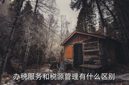 什么是辦稅服務(wù)廳，辦稅服務(wù)和稅源管理有什么區(qū)別