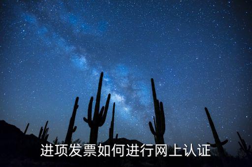 進(jìn)項(xiàng)稅發(fā)票如何進(jìn)行網(wǎng)上認(rèn)證，如何網(wǎng)上認(rèn)證進(jìn)項(xiàng)發(fā)票