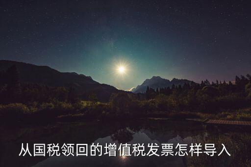 發(fā)票如何導入，從國稅領(lǐng)回的增值稅發(fā)票怎樣導入