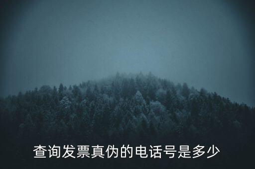 電話如何查詢發(fā)票真?zhèn)尾樵?，查詢發(fā)票真?zhèn)蔚碾娫捥柺嵌嗌?/></a></span><span id=