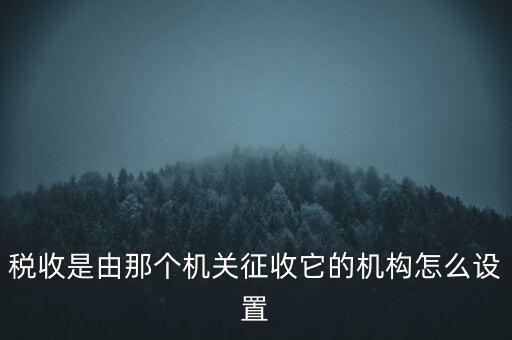 稅收是由那個機(jī)關(guān)征收它的機(jī)構(gòu)怎么設(shè)置