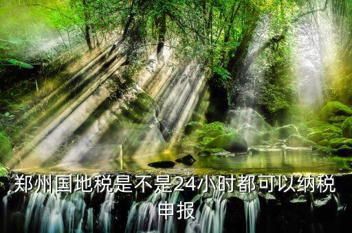 鄭州如何進(jìn)行地稅網(wǎng)上申報(bào)，鄭州國地稅是不是24小時(shí)都可以納稅申報(bào)