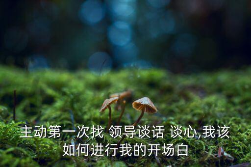 想找領(lǐng)導(dǎo)談心怎么開頭,第二集:新人選擇留下來