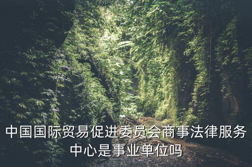 中國國際貿(mào)易促進(jìn)委員會商事法律服務(wù)中心是事業(yè)單位嗎