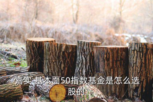 嘉實基本面50怎么樣,基本面50指數(shù)被動跟蹤股票型基金