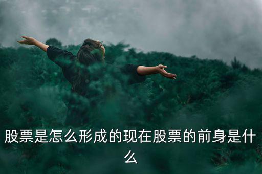 股票是怎么形成的現(xiàn)在股票的前身是什么