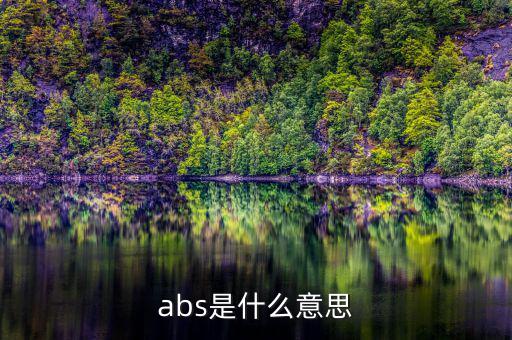 abs發(fā)行是什么意思，abs是什么意思