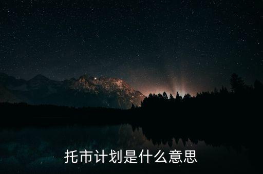 托市糧什么意思，托市計(jì)劃是什么意思