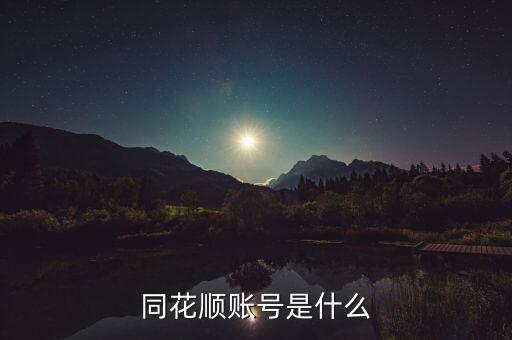 同花順主板賬戶是什么，同花順模擬炒股的交易賬號是什么