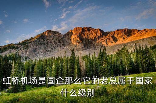 機場董事長什么級別，虹橋機場是國企那么它的老總屬于國家什么級別