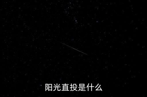 什么是陽光直投，陽光直投是什么