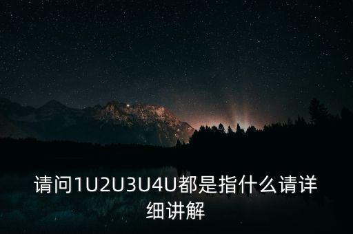 請問1U2U3U4U都是指什么請詳細(xì)講解