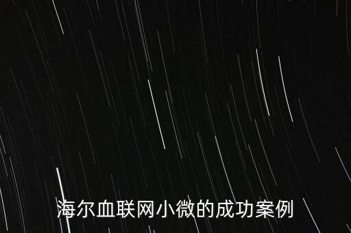 什么海爾小微，海爾小微公司簽合同沒有海爾倆字