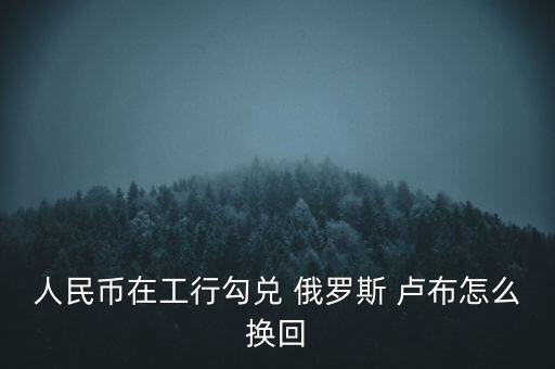 去俄羅斯怎么兌換盧布,中國貨幣匯率變動