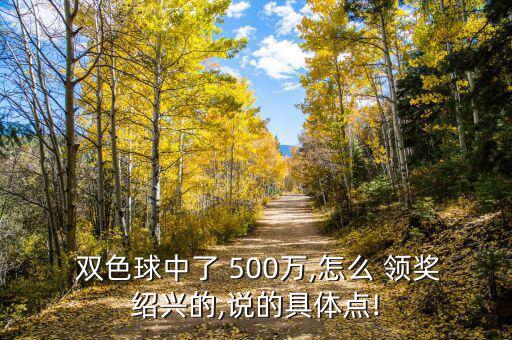 雙色球中500萬怎么領(lǐng)獎,5000元以下可在對應(yīng)彩票站兌獎