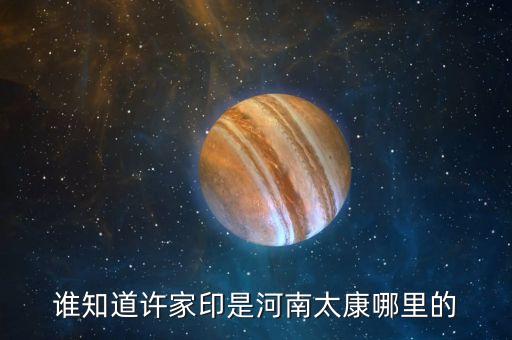 許家印為太康做了什么，誰(shuí)知道許家印是河南太康哪里的