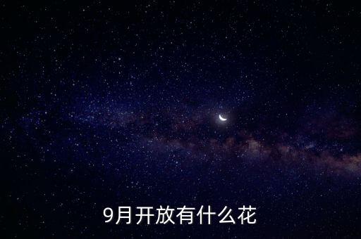 九月什么花經路放，9月開放有什么花