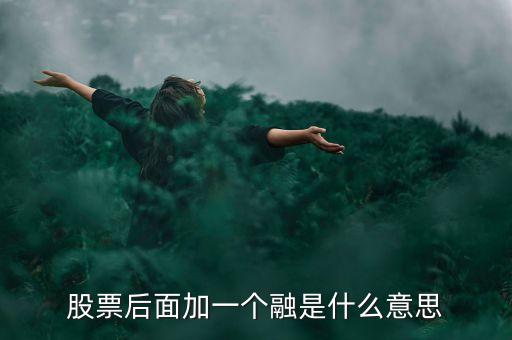 什么是一融雙新，股票后面加一個(gè)融是什么意思