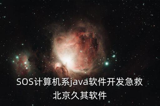 SOS計(jì)算機(jī)系java軟件開(kāi)發(fā)急救北京久其軟件