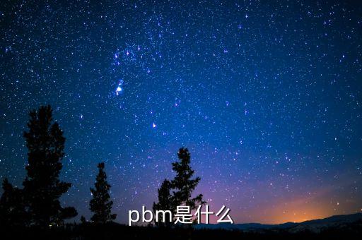 pbm是什么意思，pbm是什么