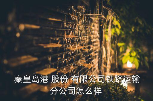 秦皇島港股份有限公司上市