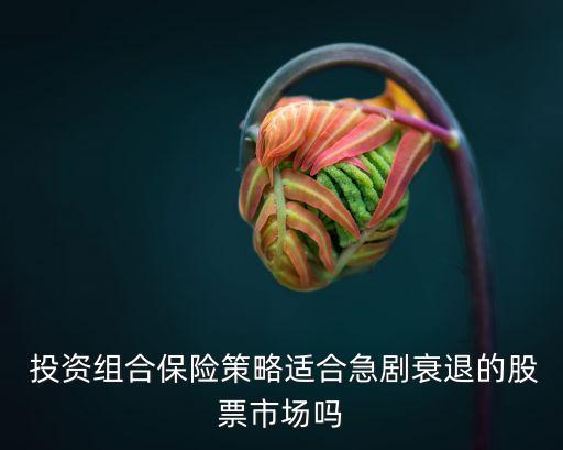  投資組合保險(xiǎn)策略適合急劇衰退的股票市場嗎