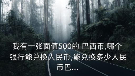 我有一張面值500的 巴西幣,哪個(gè) 銀行能兌換人民幣,能兌換多少人民幣巴...