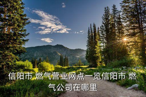 信陽(yáng)市 燃?xì)鉅I(yíng)業(yè)網(wǎng)點(diǎn)一覽信陽(yáng)市 燃?xì)夤驹谀睦? class=