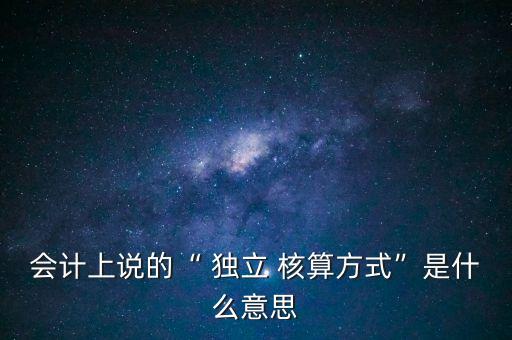 銀行是獨立核算嗎,分公司不獨立核算需要開銀行賬戶嗎