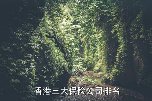  香港三大保險公司排名