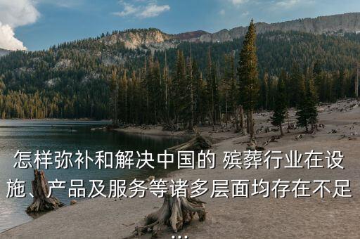 怎樣彌補和解決中國的 殯葬行業(yè)在設(shè)施、產(chǎn)品及服務(wù)等諸多層面均存在不足...